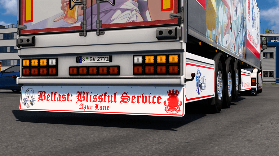 [ETS2] HMS Belfast (Blissful Service) - Azur Lane [Combo Skin] product image (8)