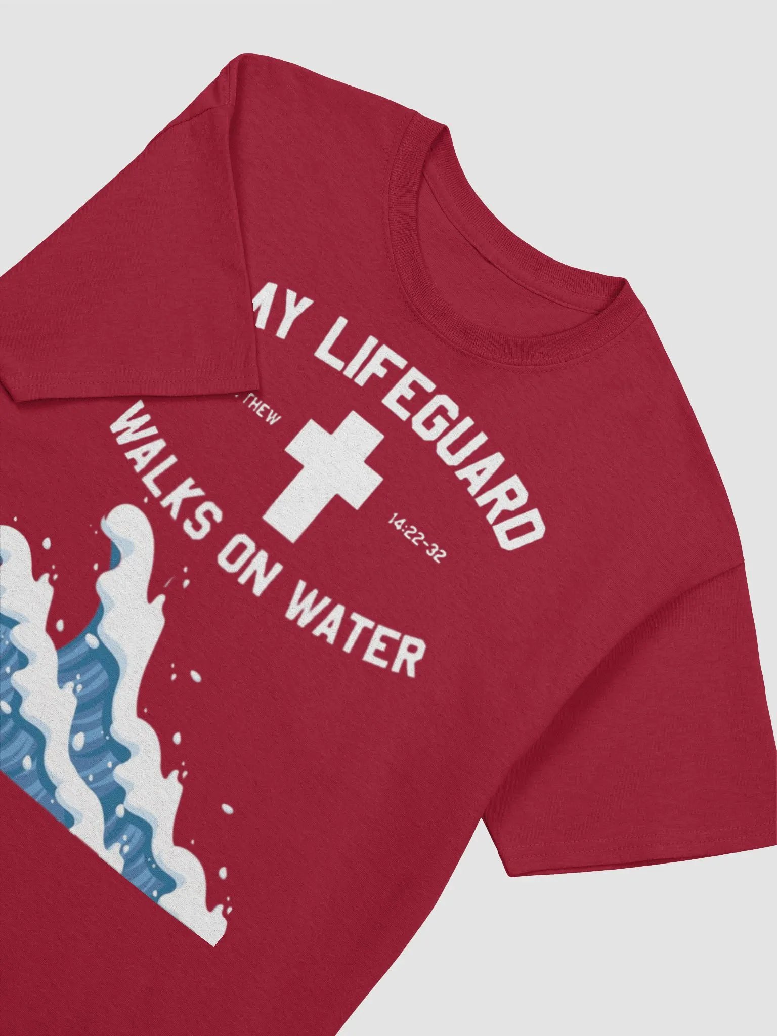 MY LIFEGUARD WALKS ON WATER T-SHIRT product image (5)