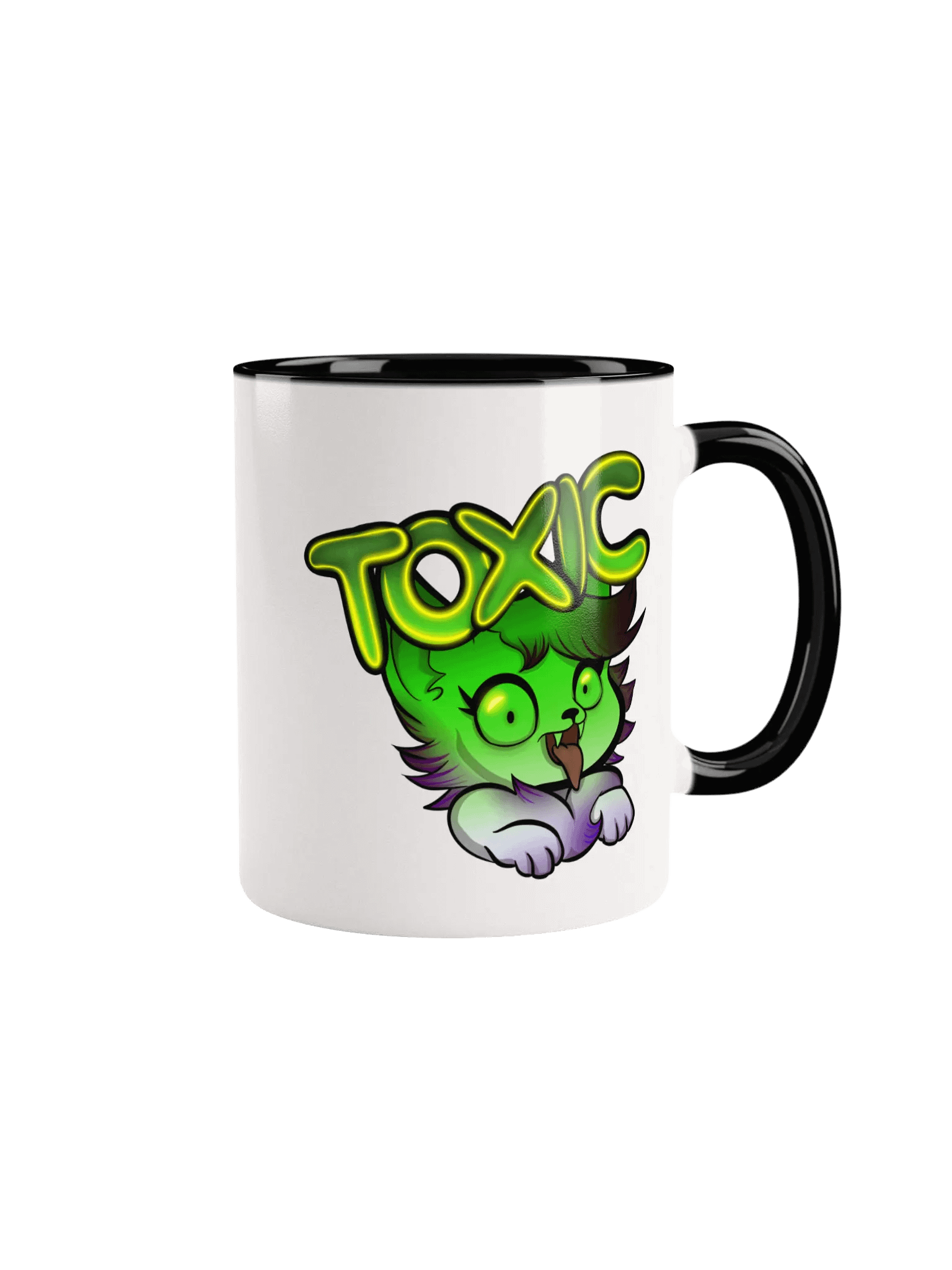 Neon Toxic Wolfy Ceramic Mug product image (12)