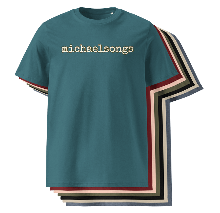 organic tee w/horizontal logo product image (1)