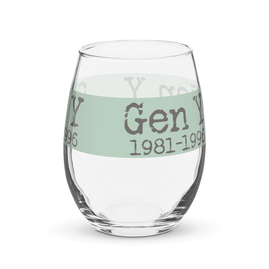 Gen Y 1981-1996 Stemless Wine Glass product image (3)