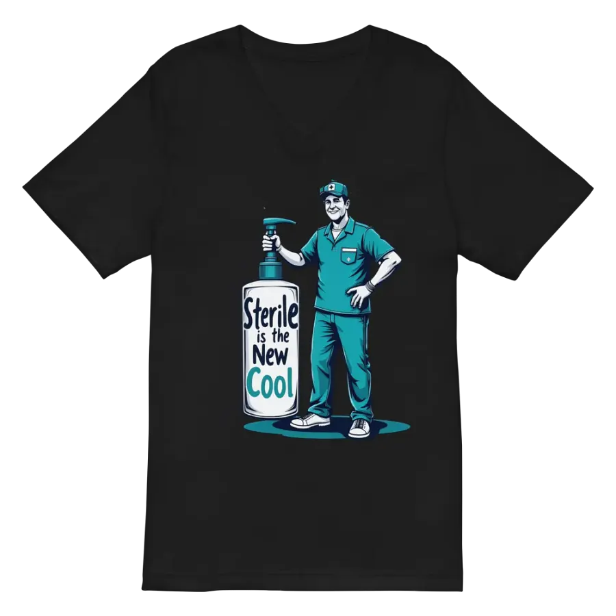 Sterile is the New Cool V-Neck Tee product image (3)
