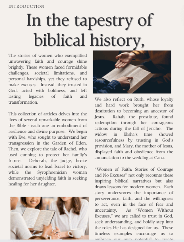 Women of Faith: Stories of Courage and No Excuses E-Book product image (2)