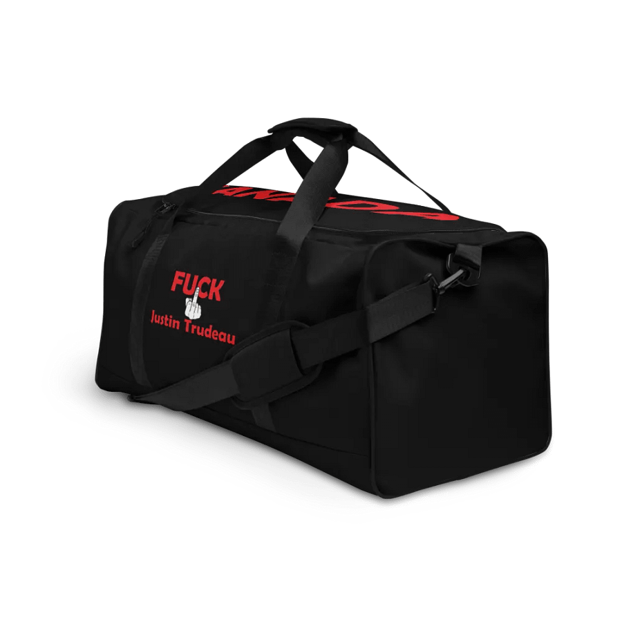 FUCK Justin Trudeau Adventure Duffle Bag product image (10)
