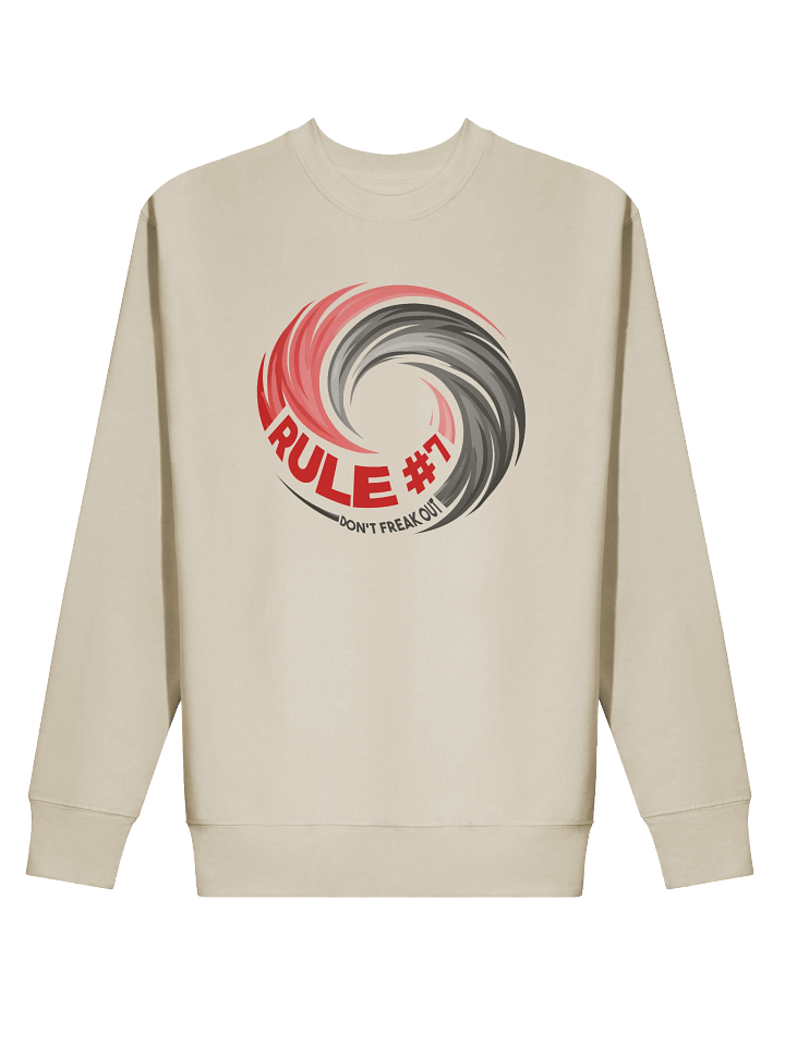 Rule #7 Sweatshirt Pewter and Red product image (72)