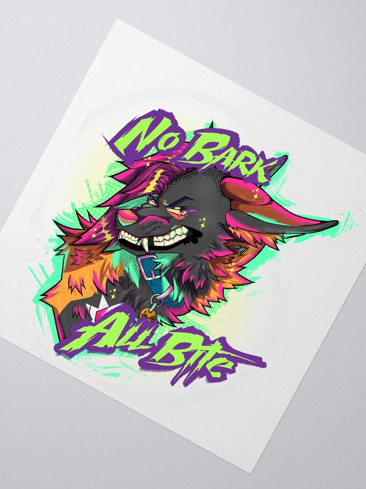 No Bark, All Bite Sticker product image (2)