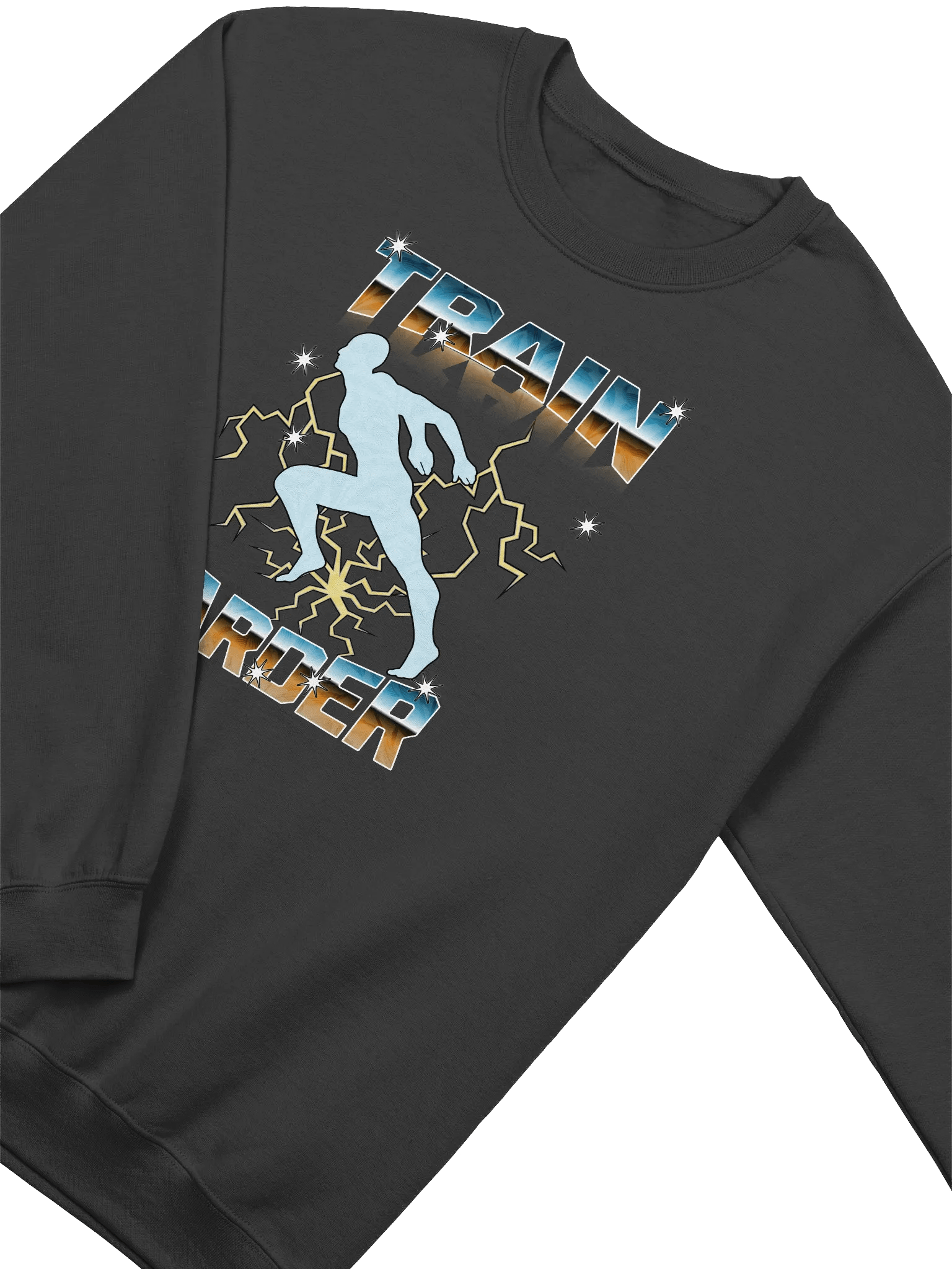 Train Harder Runner Lightning Stride Crewneck Sweatshirt product image (2)