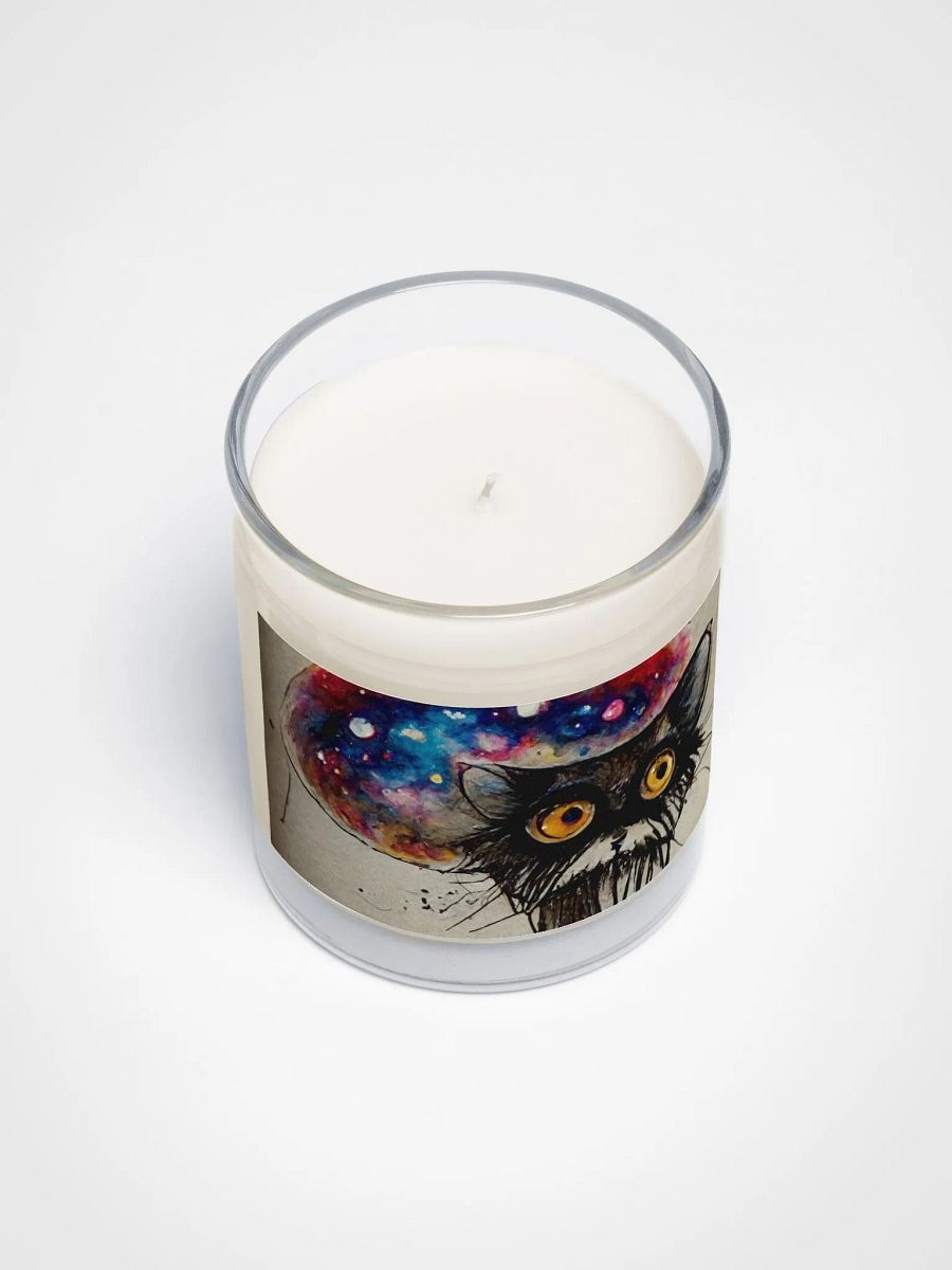 Whimsical Jellyfish & Cat Soy Wax Candle product image (3)