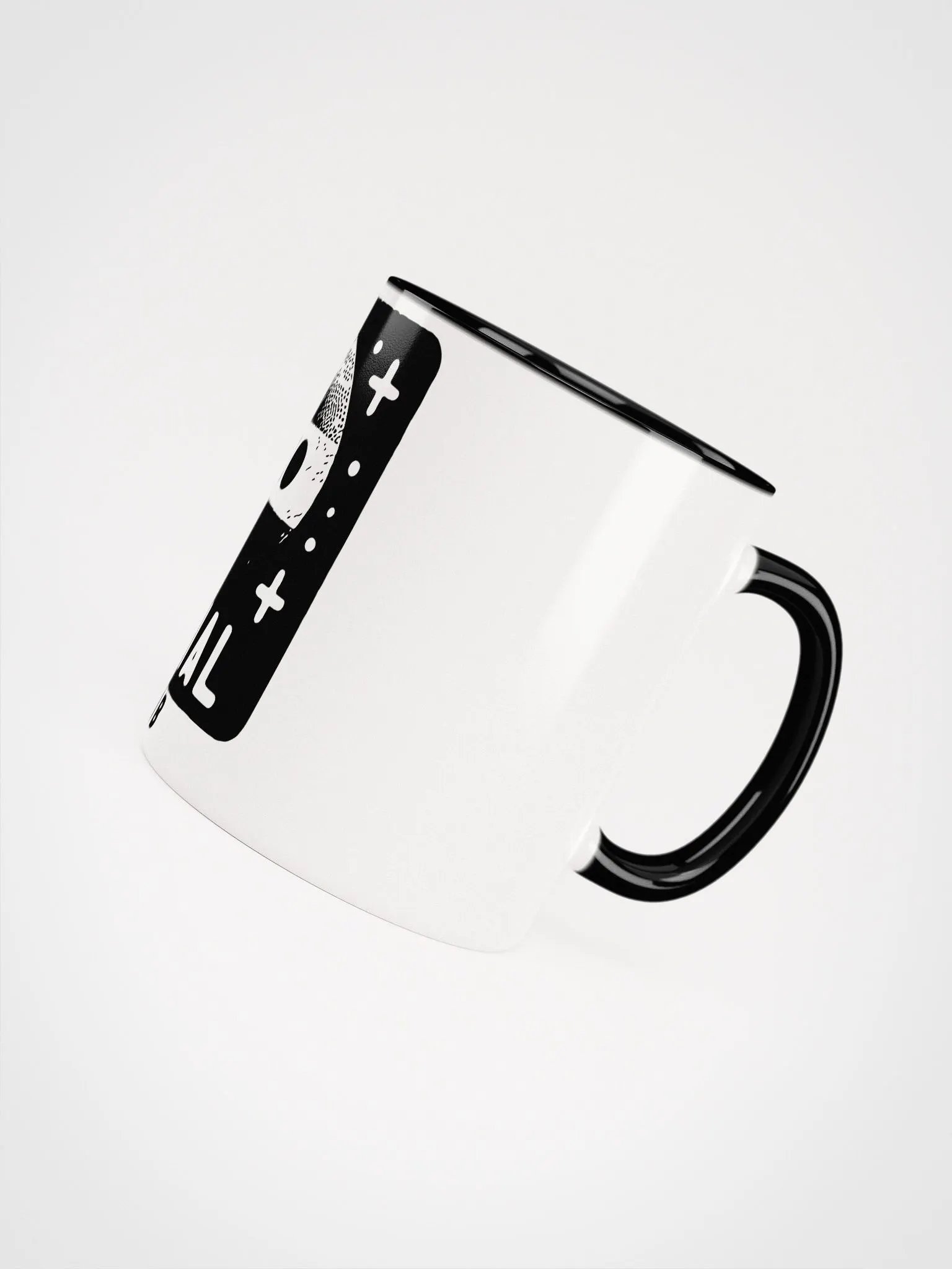 Super stylish Audial Club White/Black Coffee Mug product image (5)