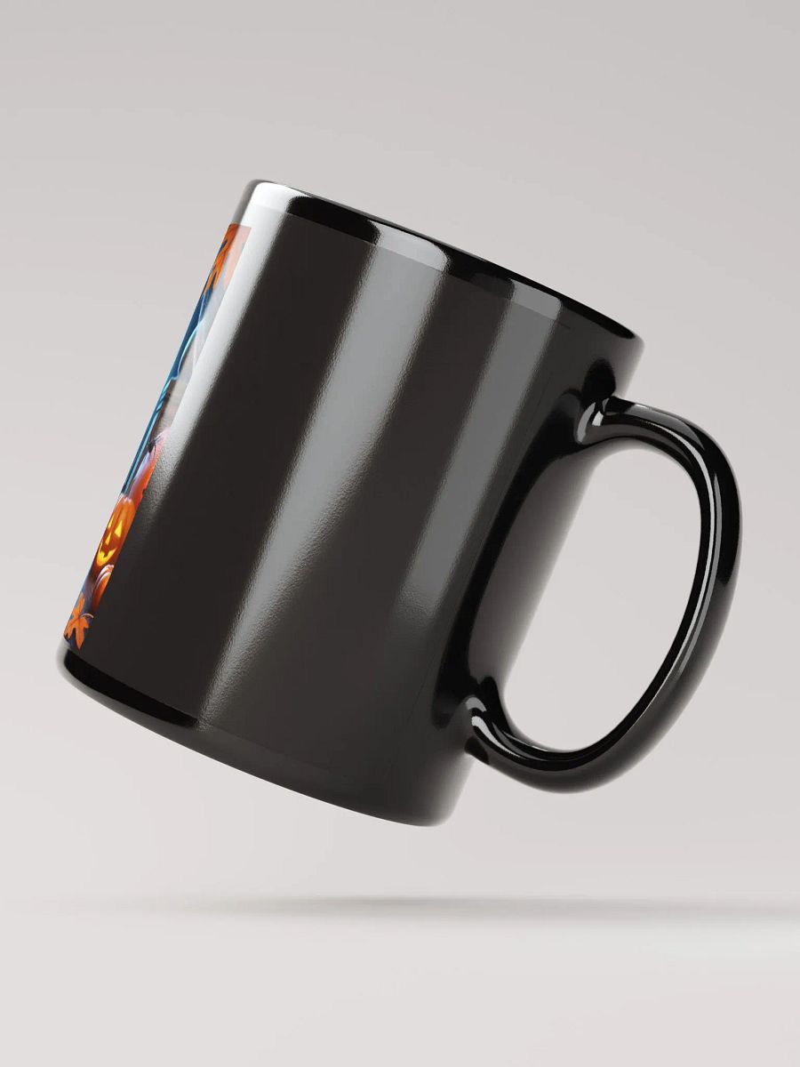 Black Mug with Cute Cat Halloween product image (2)