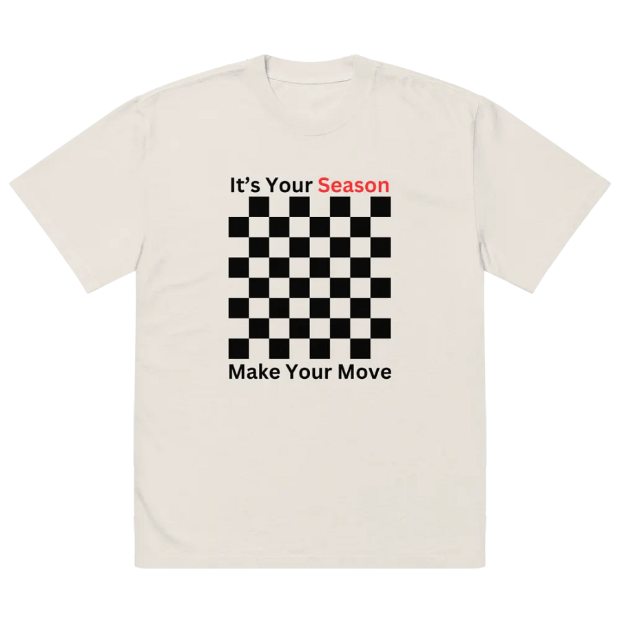 Retro Red Season Oversized Tee product image (3)