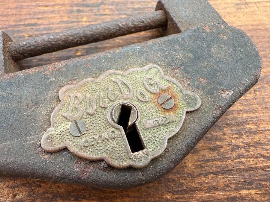 🎎 Antique Japanese Bulldog Padlock – Japan Antique Roadshow product image (8)