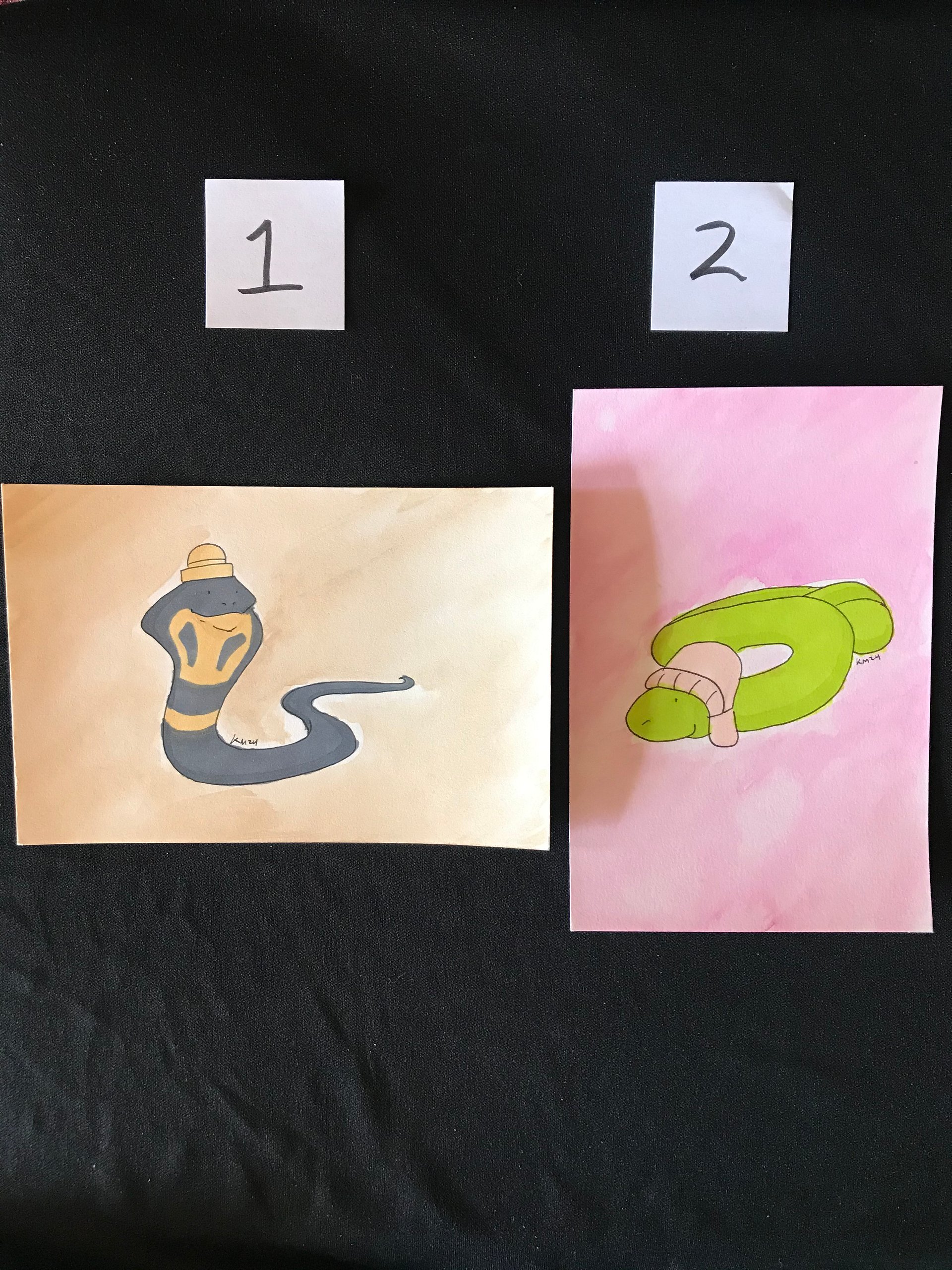 Snakes in Hats Original Marker Illustrations product image (2)