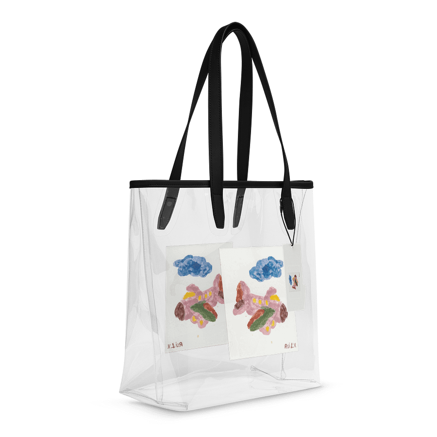 Kid Airplane (Clear Tote Bag) product image (6)