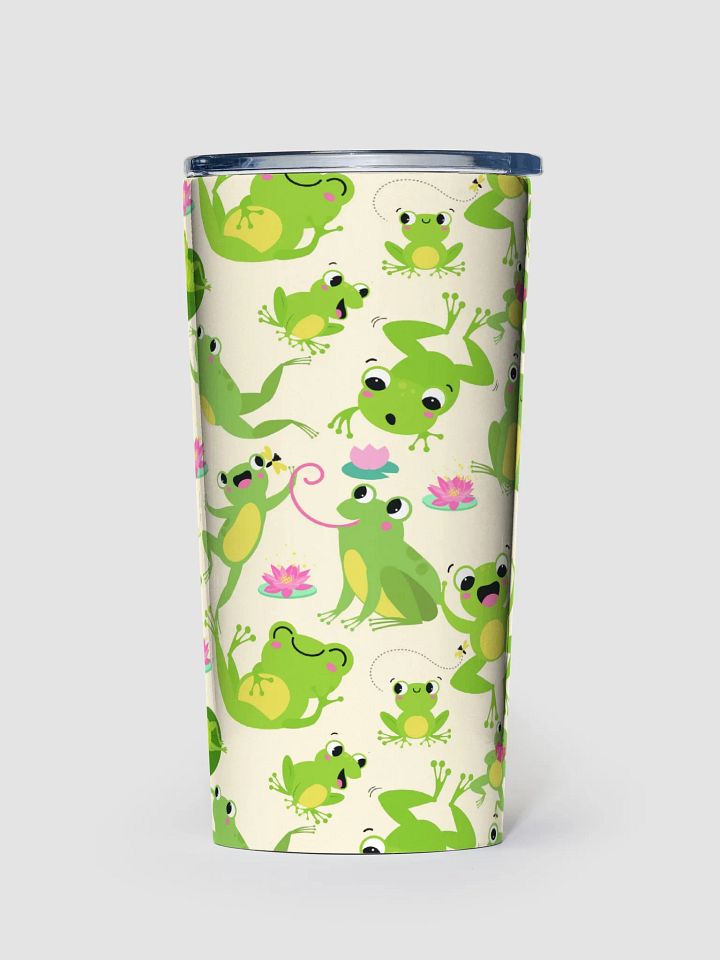 Frogs and Lilly pads repeating pattern product image (2)