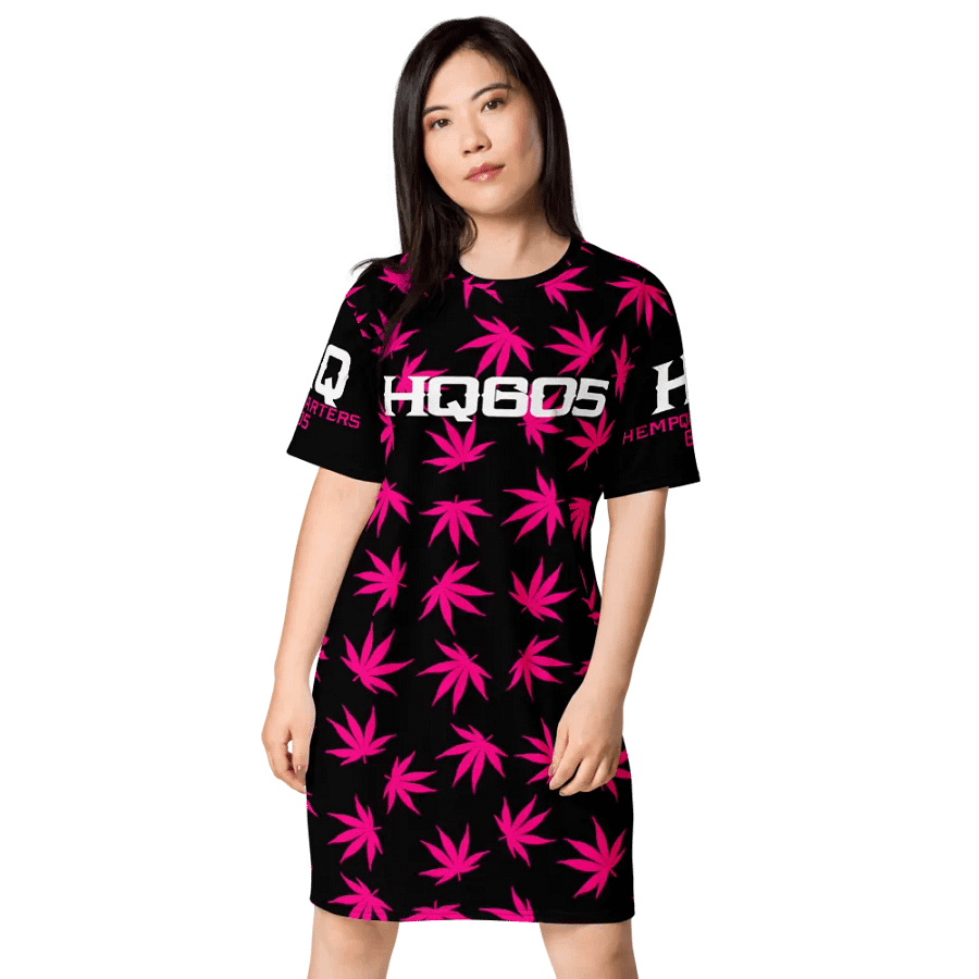 HempQuarters Pink Marijuana Night Shirt product image (3)