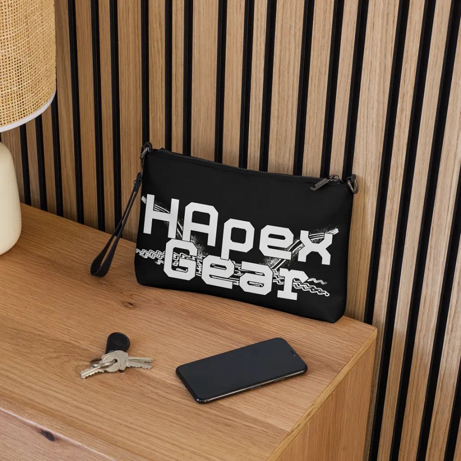 Crossbody Bag - Black - White HApex Gear Black Logo product image (5)