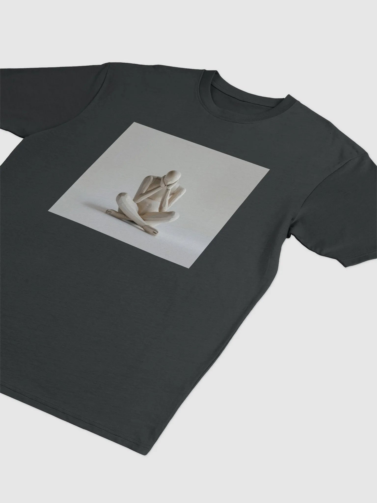 Cotton Heritage Men's Premium Heavyweight Tee--Think of the wooden man product image (3)