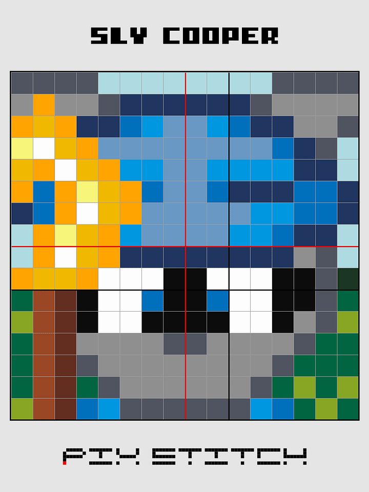 Sly Cooper Pixel Art product image (2)