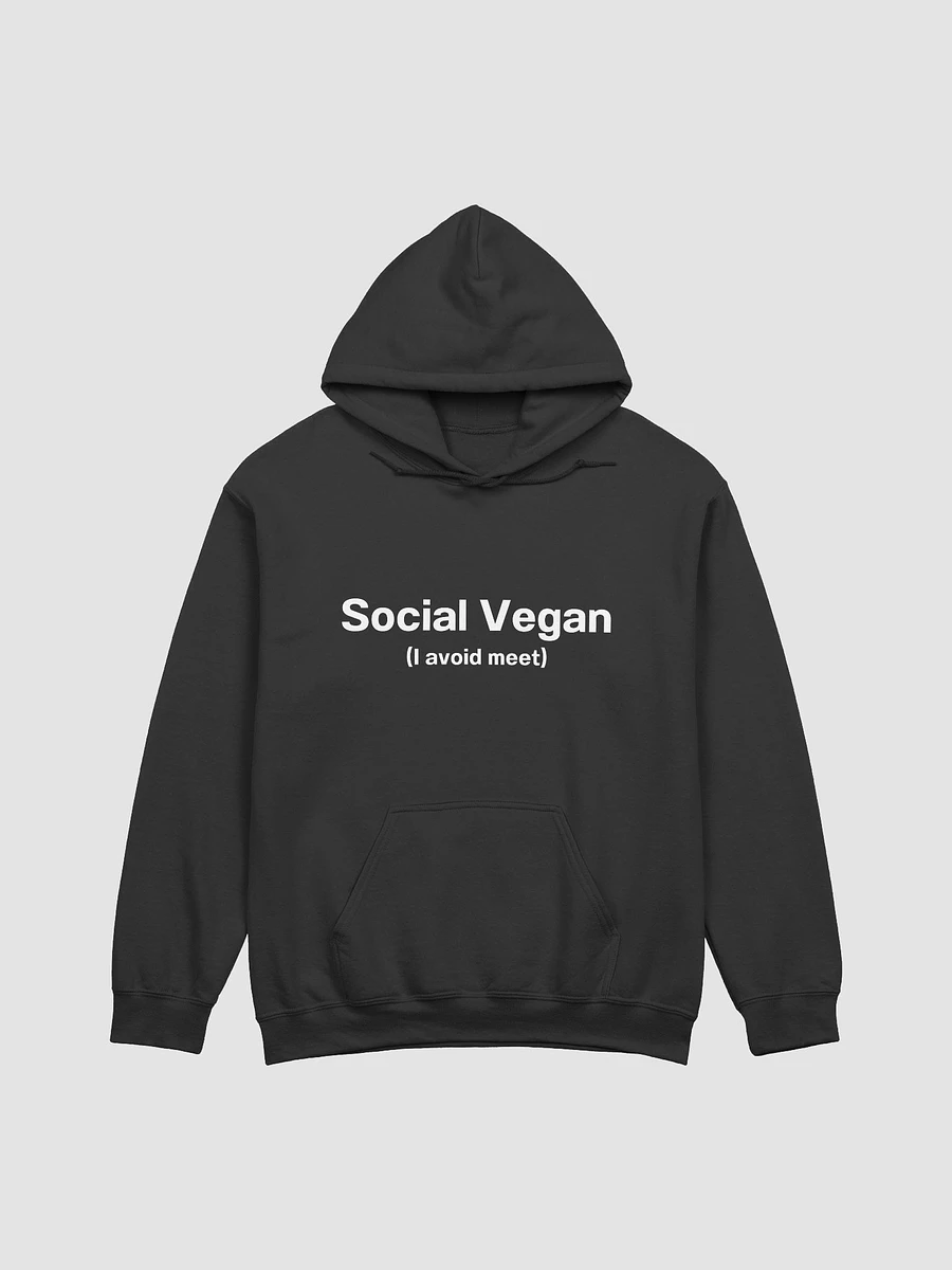 Social Vegan (I avoid meet) Unisex Hoodie product image (8)