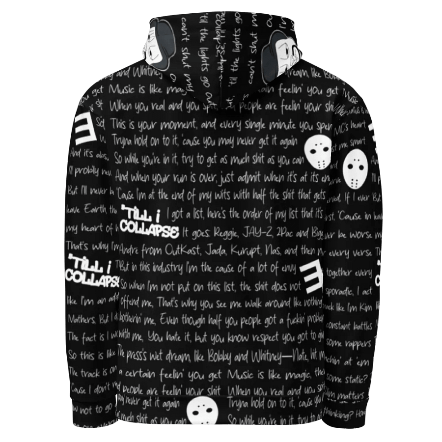 'Till I Collapse - Eminem - BLACK - Unisex Hoodie product image (3)