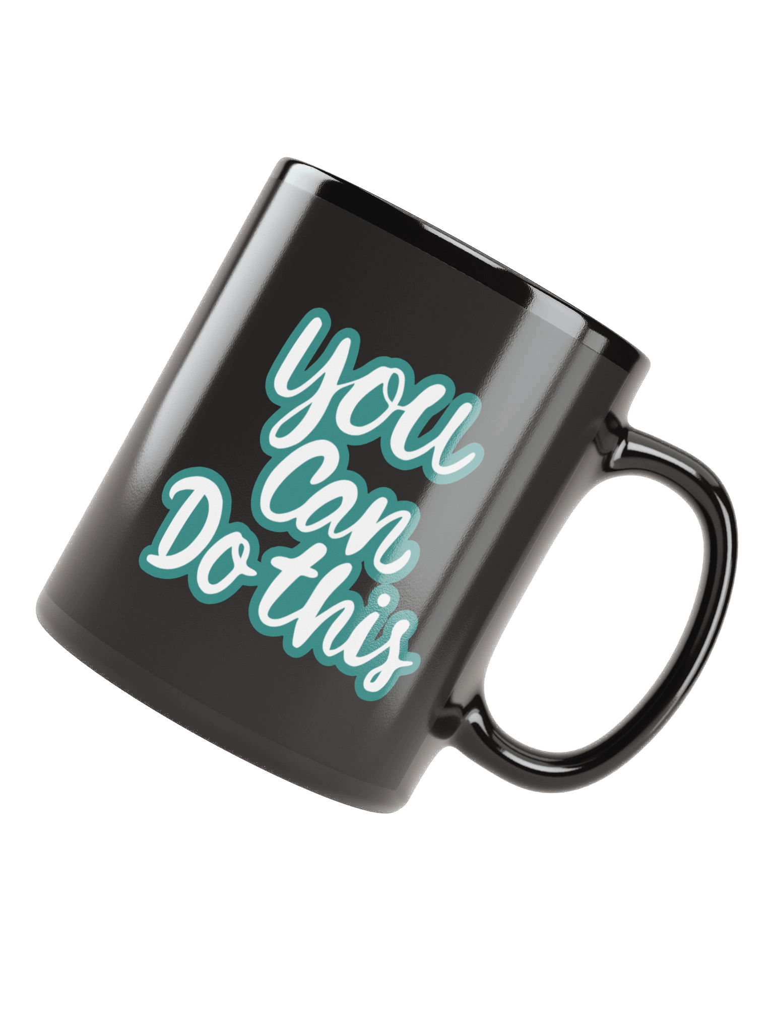 You Can Do This Quote Black Coffee Mug product image (5)