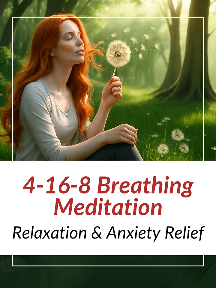 4-16-8 Breathing Meditation For Relaxation and Anxiety Relief | 3-Minute Breathwork product image (1)