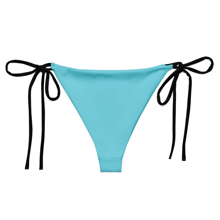 Low Rise Cheeky String Bikini Bottoms, Light Green product image (2)