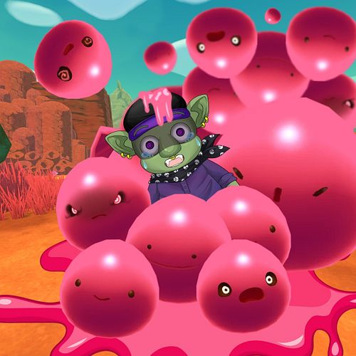 Help! The pink slimes are on the loose in #SlimeRancher2! #envtuber #vtuber #goblin #goblinvtuber #gobsquad #twitch #twitchst...