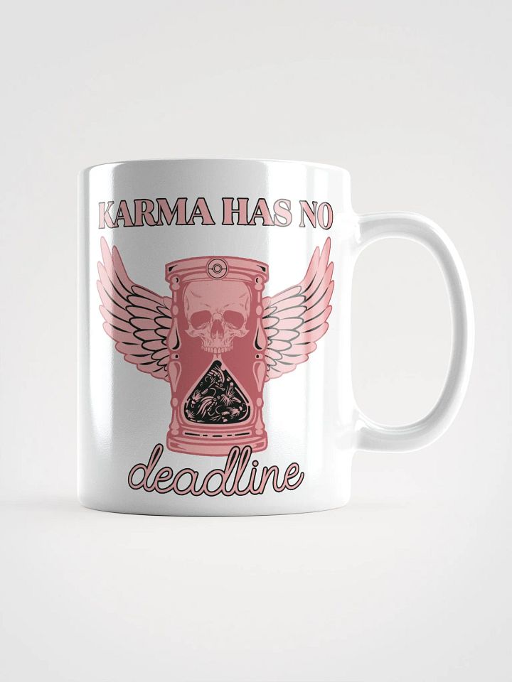 Karma Hourglass White Glossy Mug product image (1)