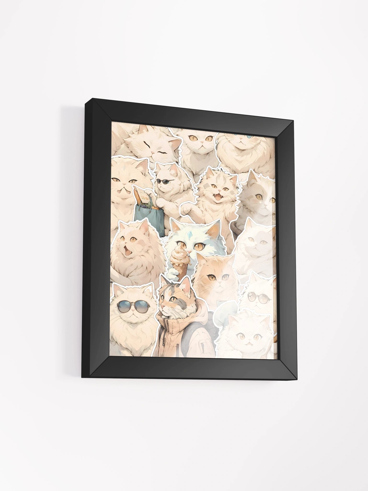 Framed High-Quality Matte Poster (in) - Fluffverse product image (2)