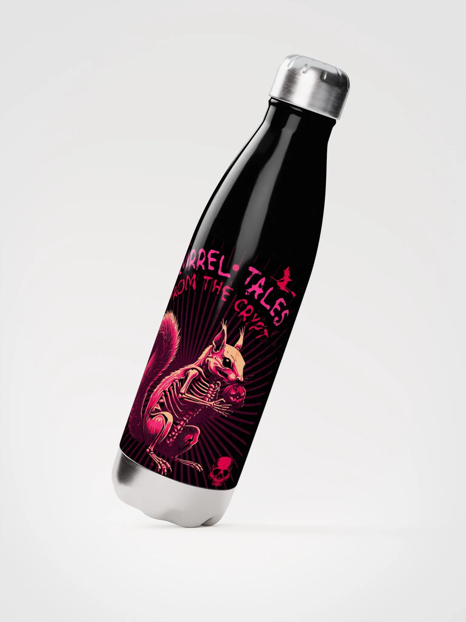 Gothic Squirrel Tales Stainless Steel Water Bottle product image (2)