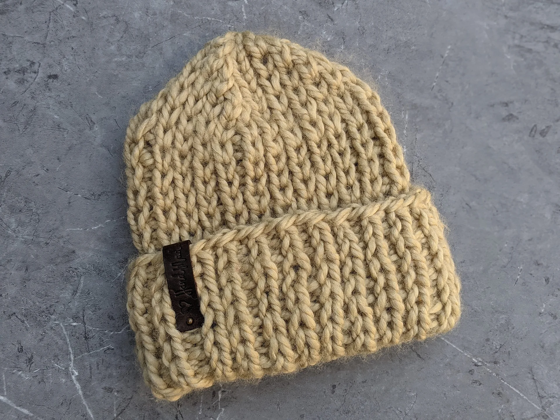 Double Brim Bulky Hat Knitting Pattern product image (6)