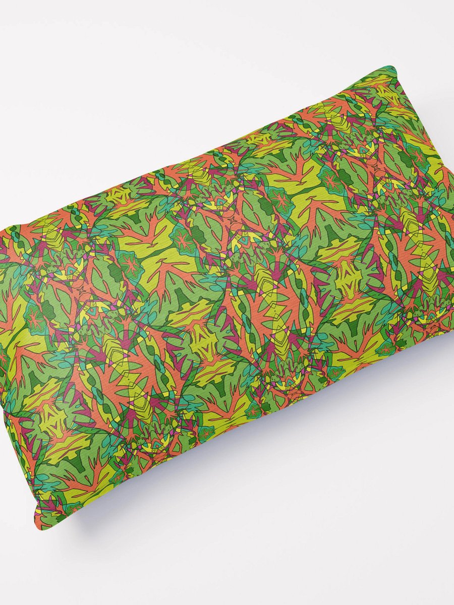 Spinach Tangle – All-Over Print Decorative Pillow product image (4)