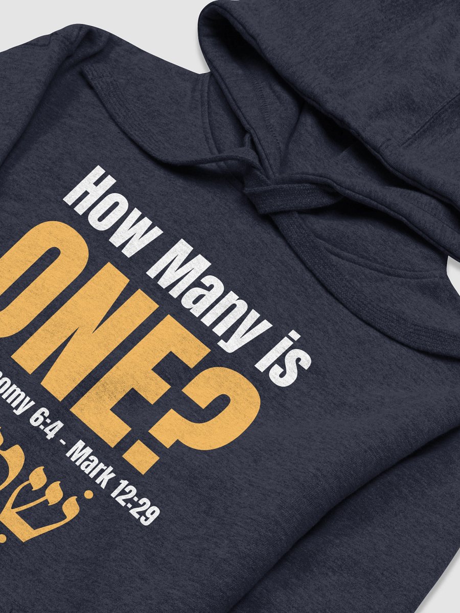 How Many is One Unisex Premium Hoodie (White Print) product image (24)