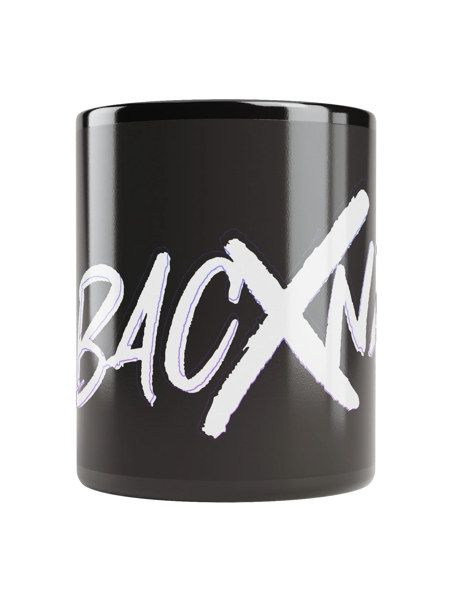 BACXNZ White Logo Black Mug product image (4)