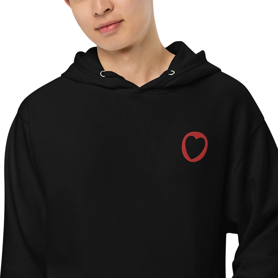 Premium Thanks For Being Here (Red) Embroidered Hoodie product image (2)