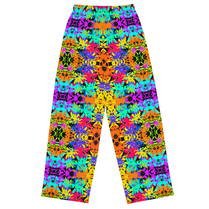 Coloured Leaves Unisex Wide Leg Bottoms product image (2)