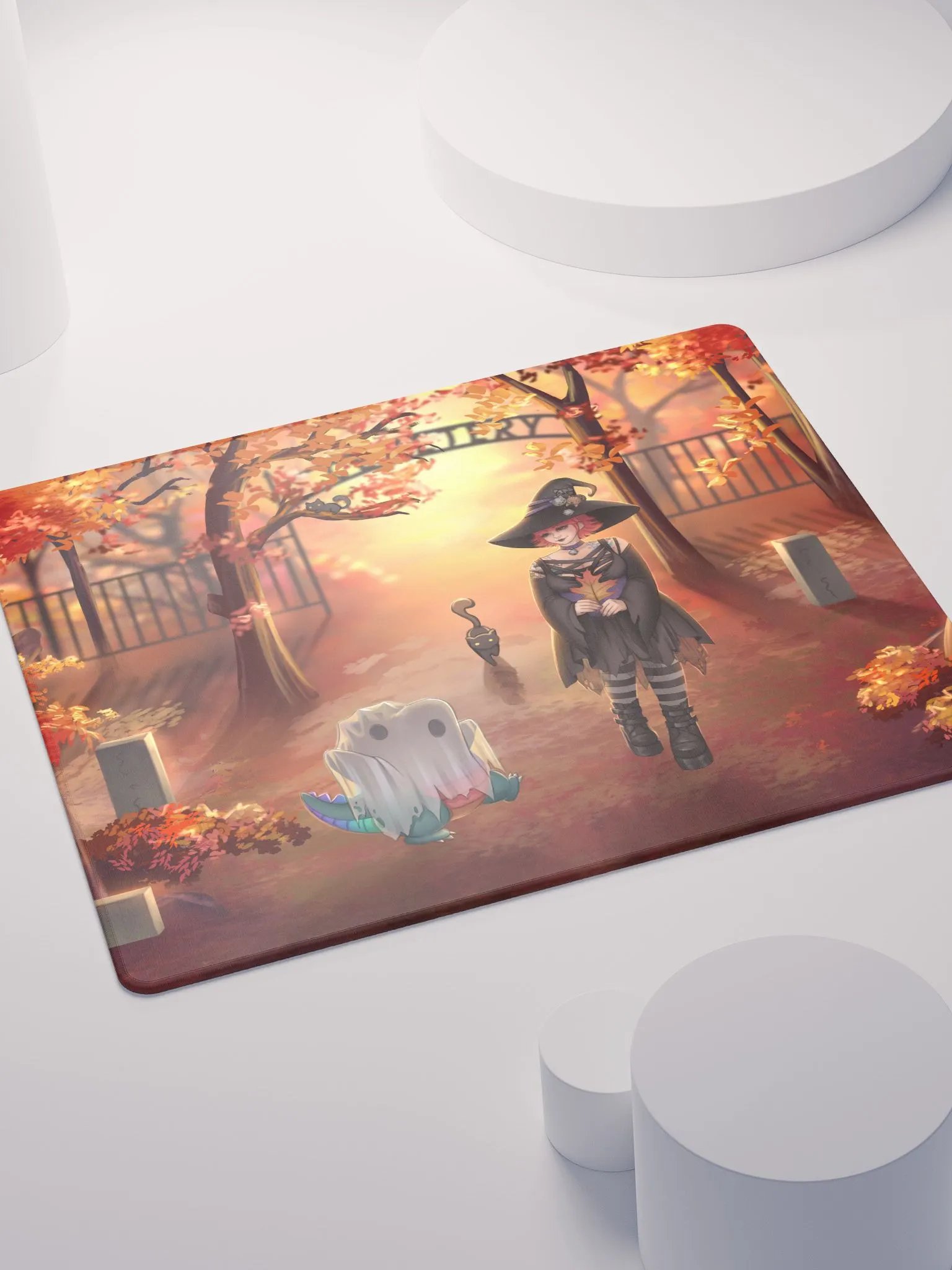 Autumn Stroll Gaming Mouse Pad product image (4)