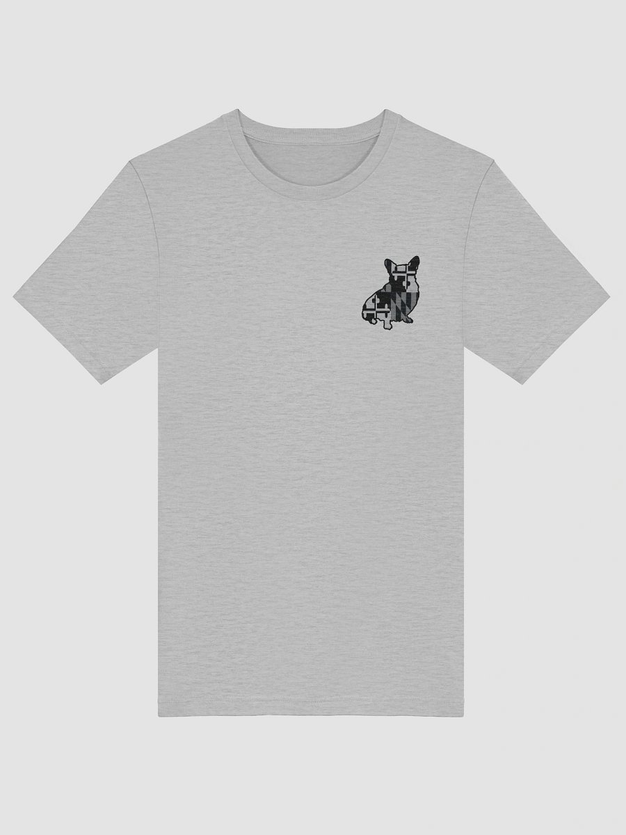 Maryland Flag Corgi (B&W) T-Shirt product image (5)