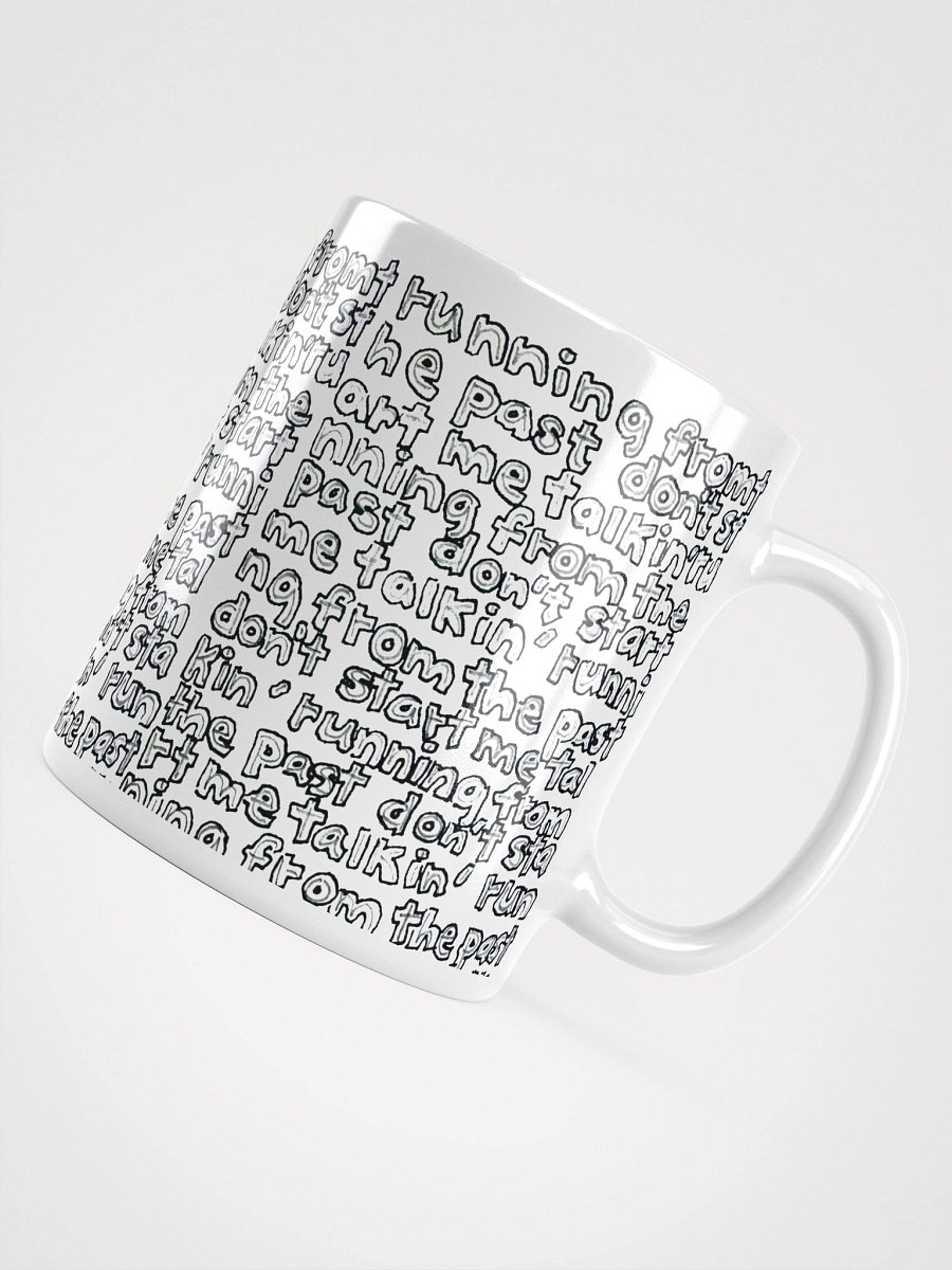 Running from the Past White Glossy Mug product image (11)