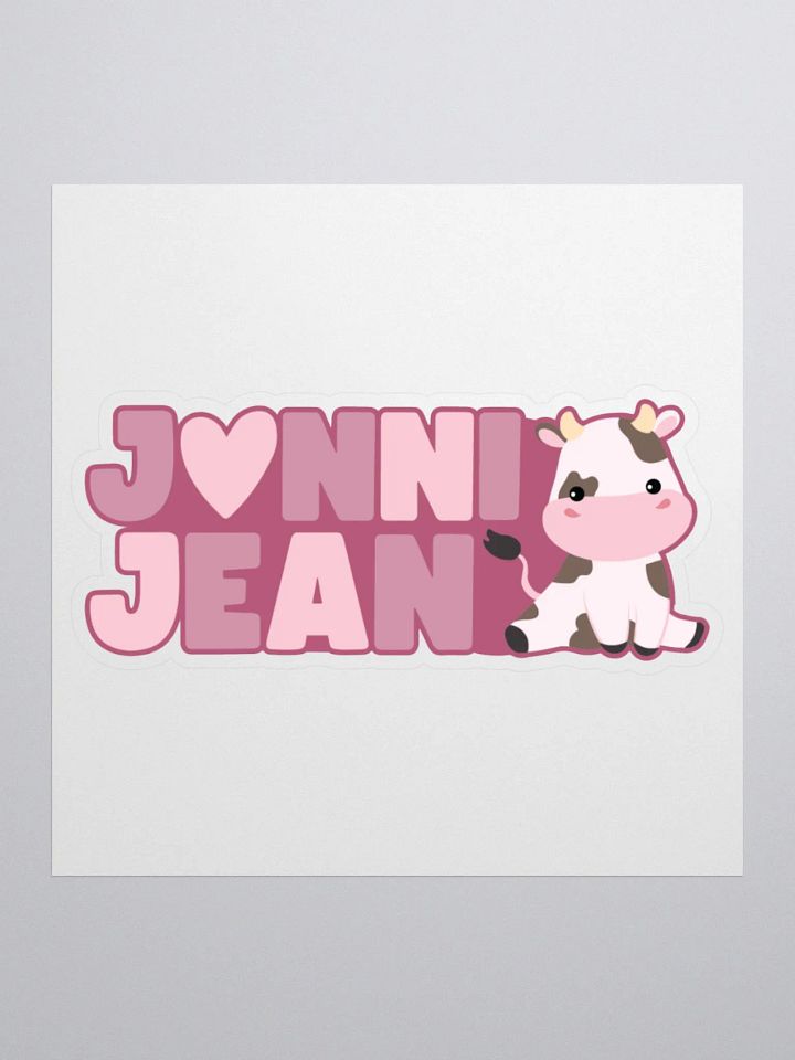 Jonni Jean Logo Sticker product image (1)