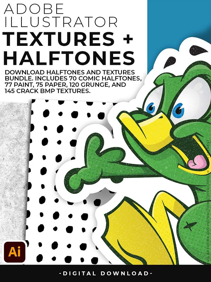 HALFTONES + TEXTURES BUNDLE product image (1)