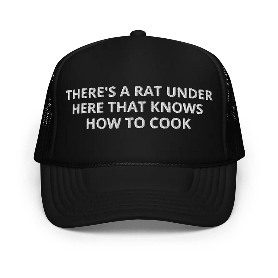 There's A Rat Under Here that knows how to cook - Embroidered Trucker Hat Cap product image (1)