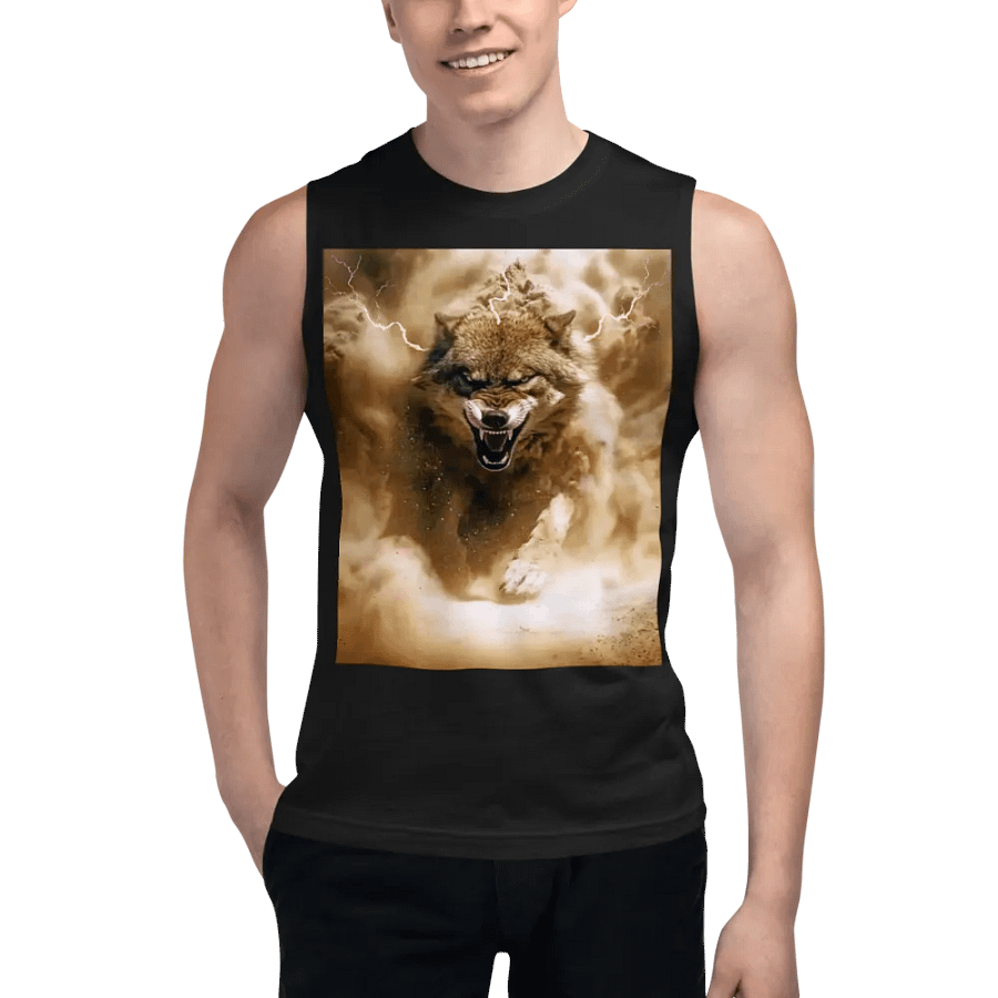Thunderous Storm Wolf Muscle Top product image (5)