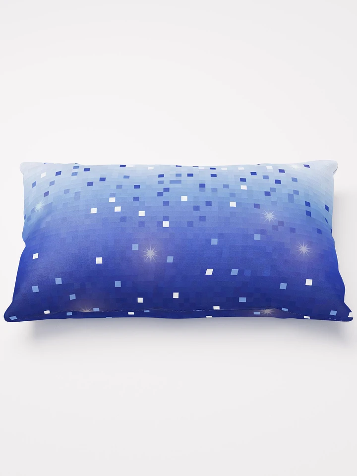 Blue Square Confetti Throw Pillow product image (3)
