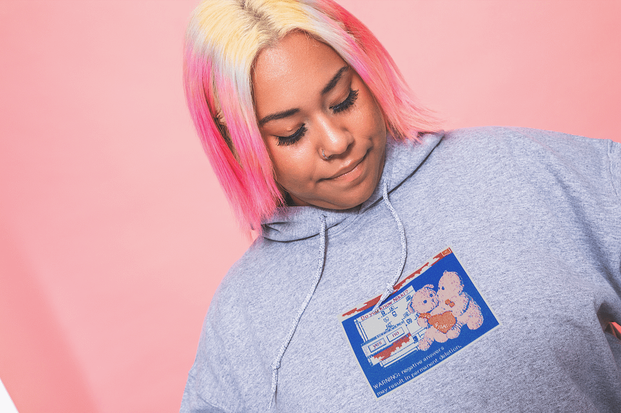 Twin Bears Hoodie - Grey product image (5)