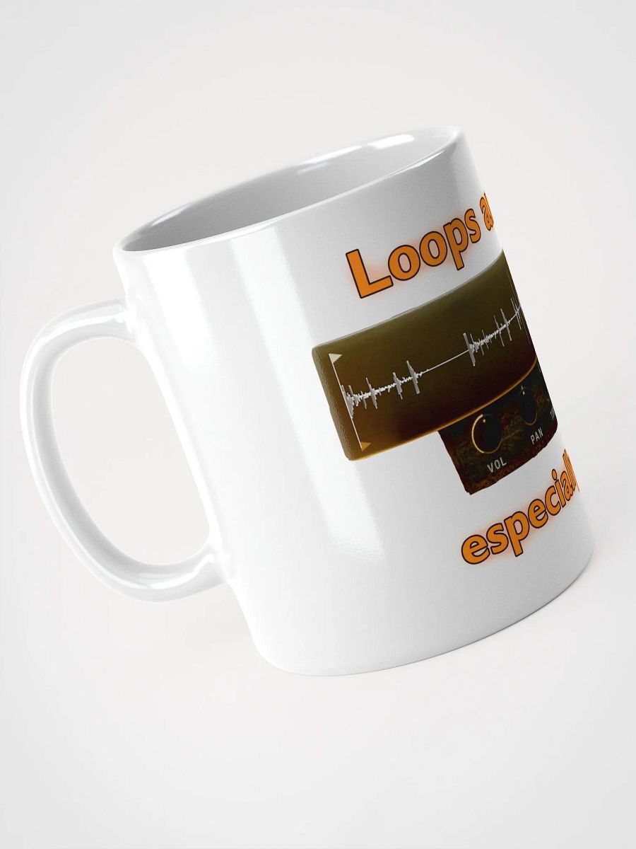Loops are good! White Coffee cup product image (3)