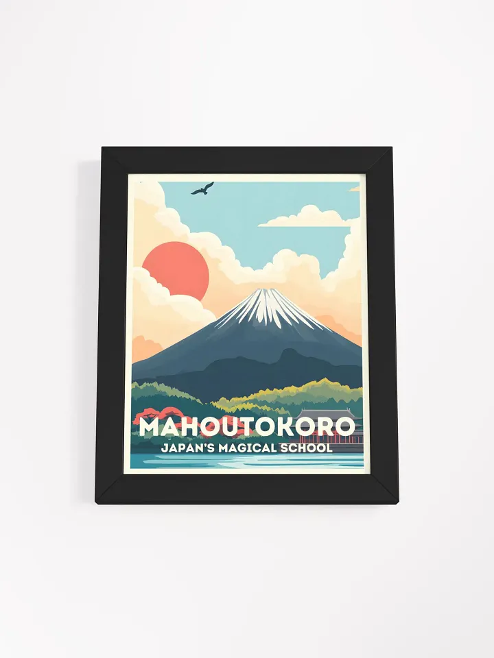 Mahoutokoro Magical School Vintage Travel Poster product image (1)