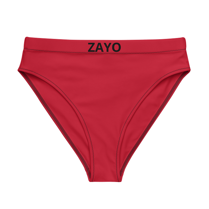 Vibrant Red 'ZAYO' All-Over Bikini Bottoms product image (2)